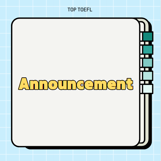 개정토플 리스닝 유형 3: Announcement