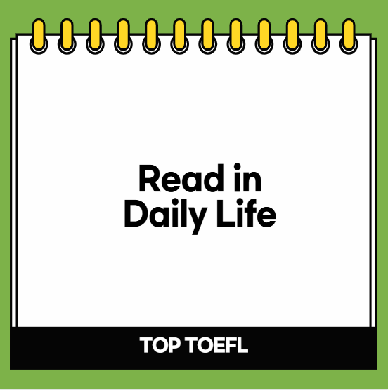 뉴토플 문제 유형: Read in Daily Life